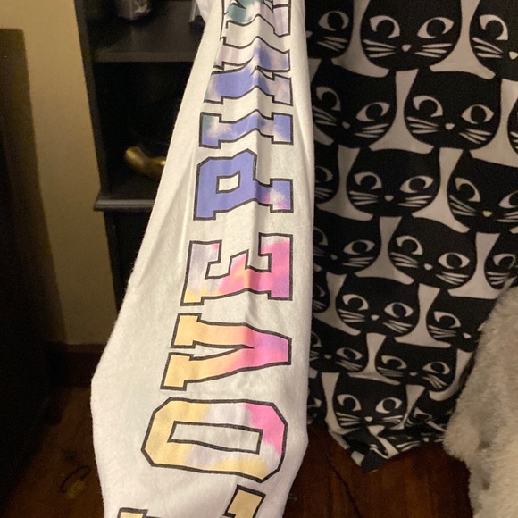 Long Sleeve Pink Campus Tee - Picture 3 of 5